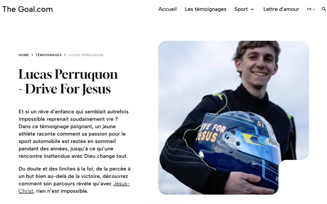 The goal : portrait de Lucas
