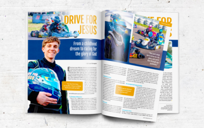 Dans le page du magazine Joy